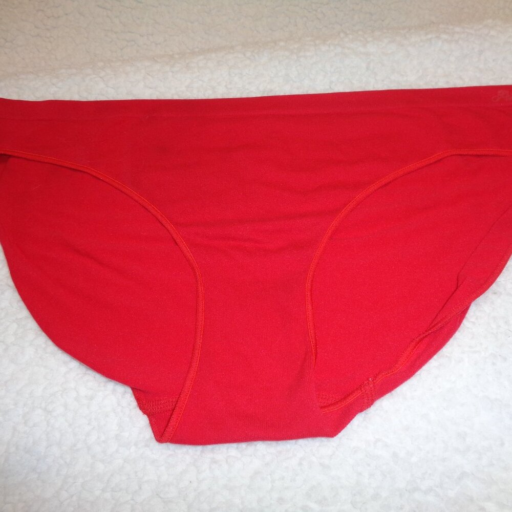 Victoria's Secret Pink Red Bikini Panties Size Large
